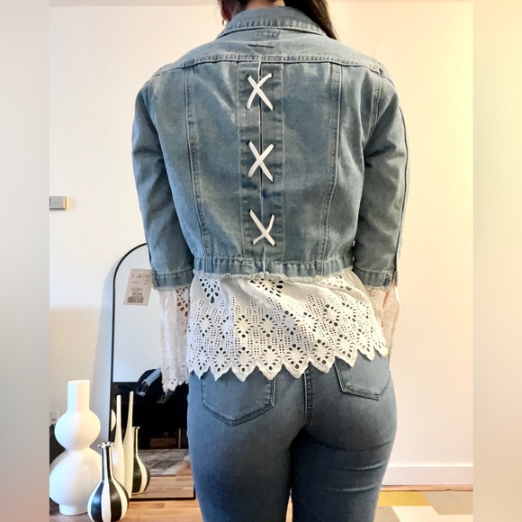 Unique Jean jacket by boutique designer in California. - Picture 2 of 6